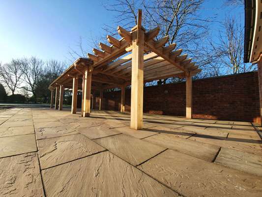Completed project for Natural Stone Paving in Preston
